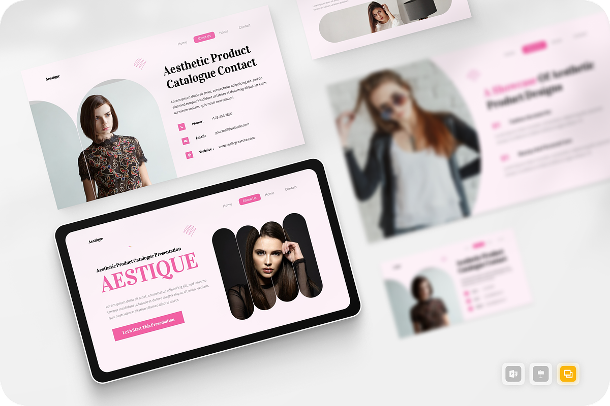 Product Catalogue Google Slide, a Presentation Template by Annora Studio (Photo 1 of 5)