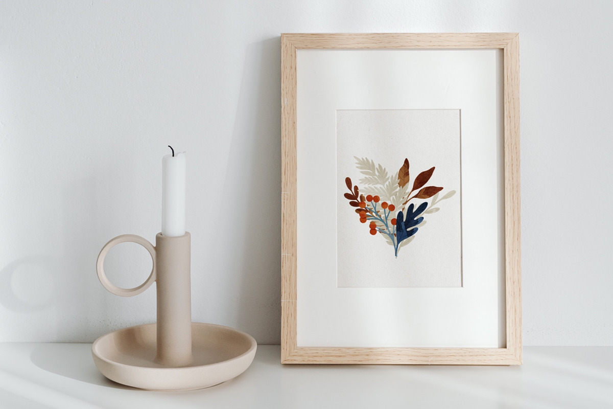 Winter Botany Set, a Decorative Illustration by Helga Wigandt (Photo 10 of 10)