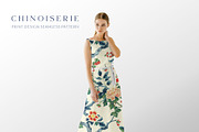 Chinoiserie Floral Seamless Pattern, a Pattern Graphic by Olya Creative (Thumbnail 8 of 20)