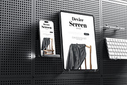 Device Screen Mockup With Pegboard, a Device Mockup by Rizky Audymas (Thumbnail 5 of 7)