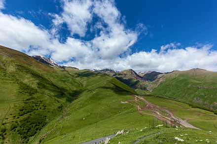 Beautiful mountain landscapes in Georgia, a Nature Photo by Photostock