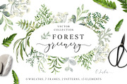 Forest greenery. Vector collection, an Object Illustration by OJardin (Thumbnail 1 of 7)
