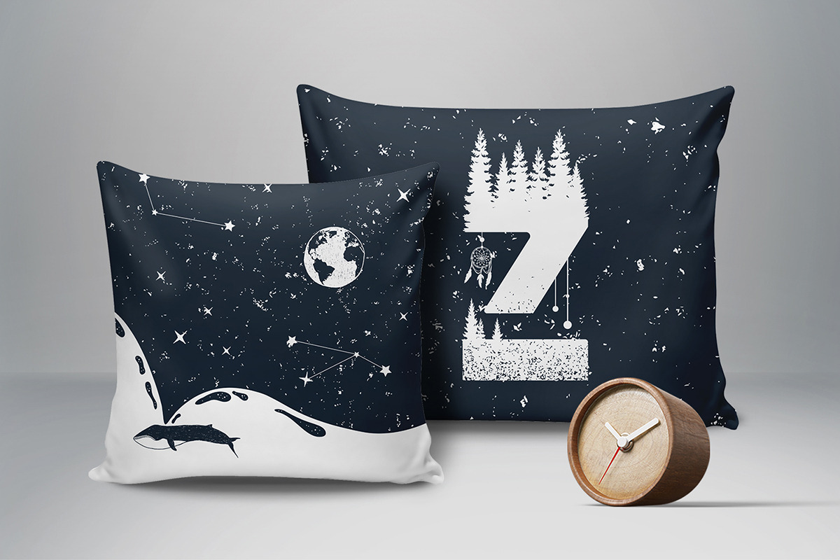 Into The Wild. Double Exposure Font, a Font by Cosmic Store (Photo 14 of 14)
