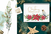 Watercolor Christmas collection, a Decorative Illustration by WonderWonder (Thumbnail 12 of 19)