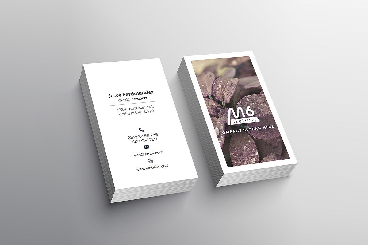 Unique 50 Business Card Bundle, a Business Card Template by M6 Gallery (Photo 148 of 151)