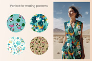 Tropical Procreate Stamps, a Brush Add-On by SketchQueen (Thumbnail 3 of 5)