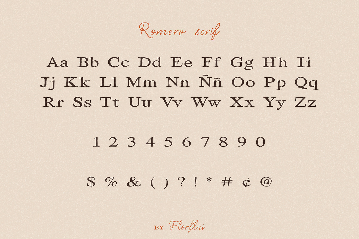 Romero & Misterio - Vintage Font Duo, a Handwritten Font by Florflai (Photo 2 of 6)