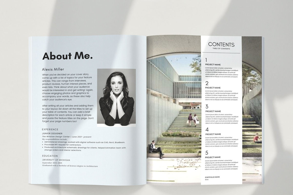 Architecture Portfolio Template, a Presentation Template by Templits (Photo 4 of 8)