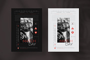 Football matchday sports flyer, a Flyer Template by Tanmoy Topu (Thumbnail 1 of 2)