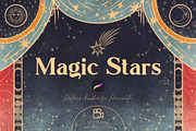 Magic Stars. Brushes for Procreate, a Brush Add-On by Maria Summer (Thumbnail 1 of 10)