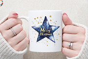 Celestial Christmas Clipart, an Illustration by Sublimation Artist (Thumbnail 5 of 6)