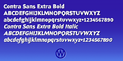 Contra Sans, a Sans Serif Font by Wiescher-Design (Thumbnail 7 of 8)