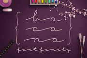 Bacana font family, a Script Font by MaGo (Thumbnail 1 of 6)