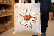 Watercolor Daisy Autumn Clipart, an Illustration by Rose Art (Thumbnail 4 of 7)