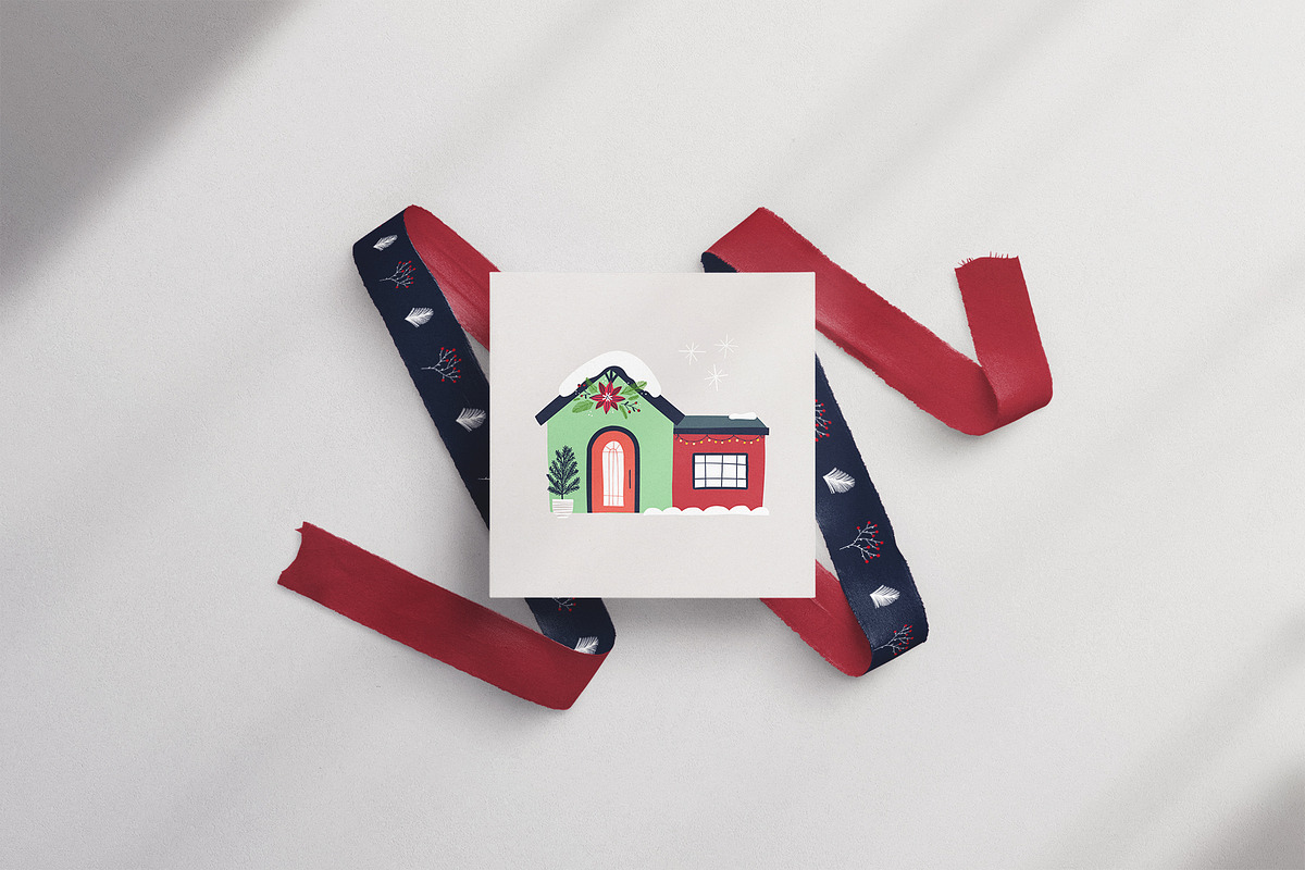 Christmas House Creator | svg png ai, a Seasonal Illustration by Olia (Photo 26 of 28)