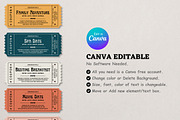 Retro Editable Coupon Template, a Card Template by Coral Beauty (Thumbnail 2 of 4)