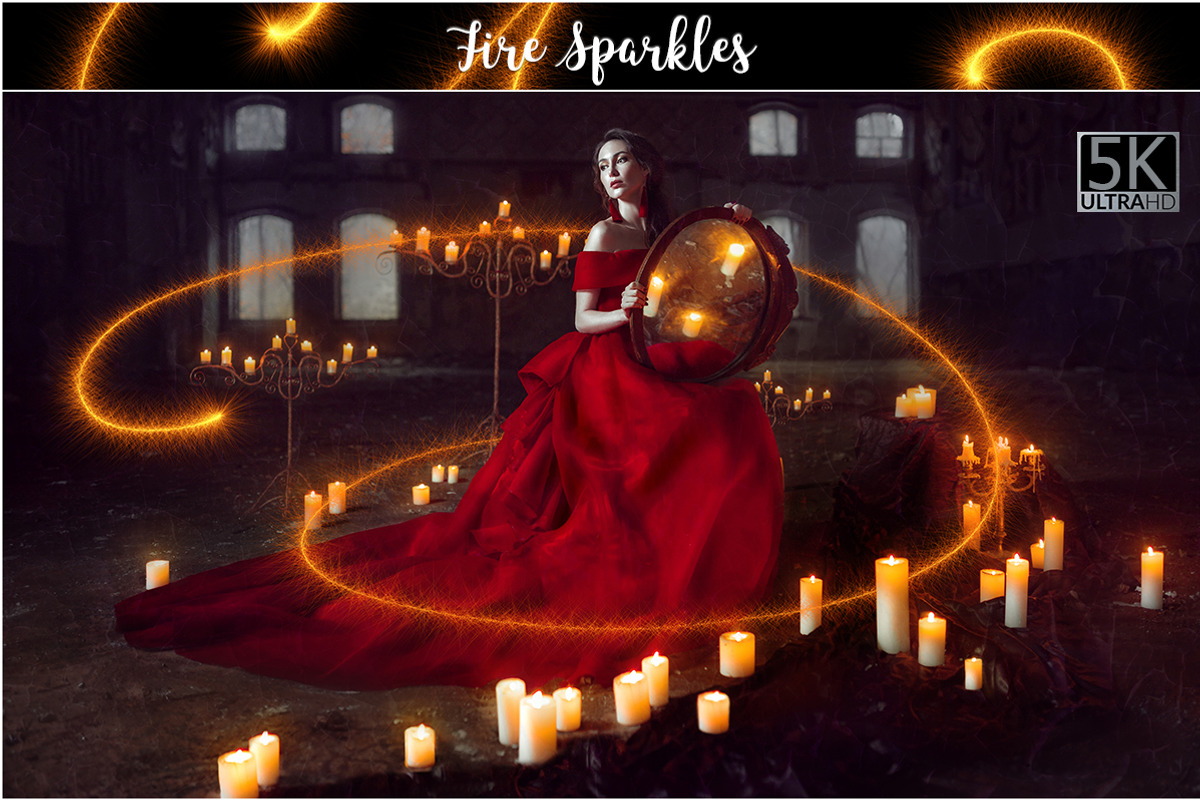 Fire Sparkles, a Texture Graphic by PandoraDreams (Photo 1 of 5)