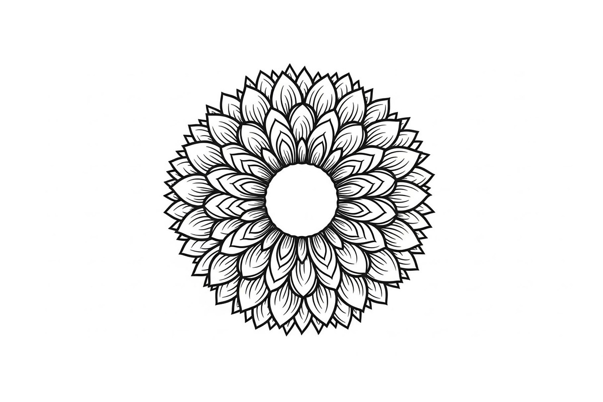 Floral Mandala Circle Frame Bundle, an Illustration by Gaye Art (Photo 13 of 51)