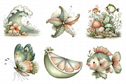 Whimsical Summer Clipart, an Illustration by Daily.Designs (Thumbnail 3 of 7)