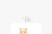 18 Alpaca Clipart, an Animal Illustration by Pati Charm Studio (Thumbnail 6 of 8)