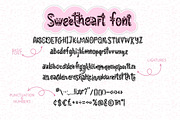 Sweetheart fonts & 119 cliparts., a Symbol Font by Red Ink (Thumbnail 5 of 13)