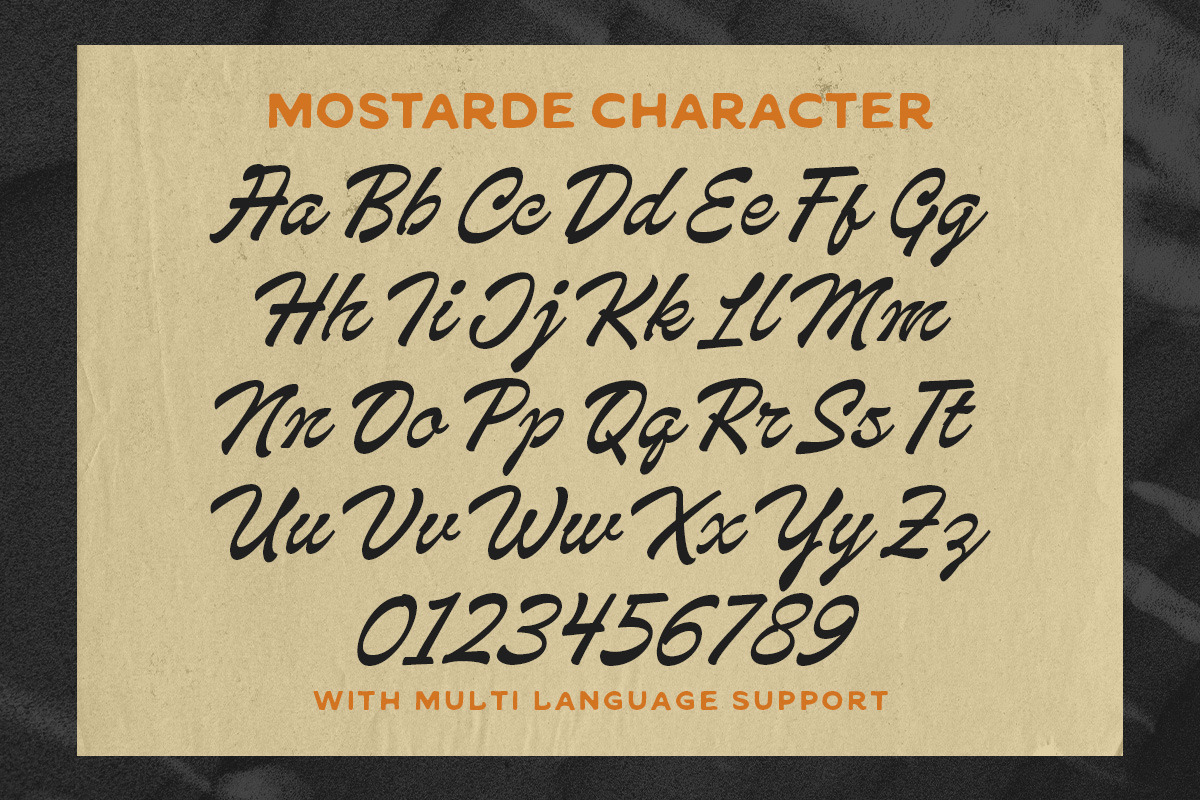 IC Mostarde - Script Font, a Script Font by IronbirdCreative (Photo 8 of 9)