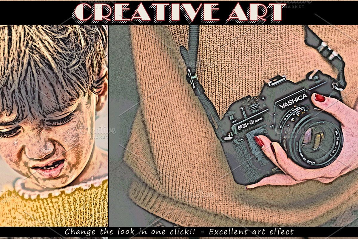 (SALE 85%) Digital Drawing Actions, an Action Add-On by Linspace (Photo 3 of 5)
