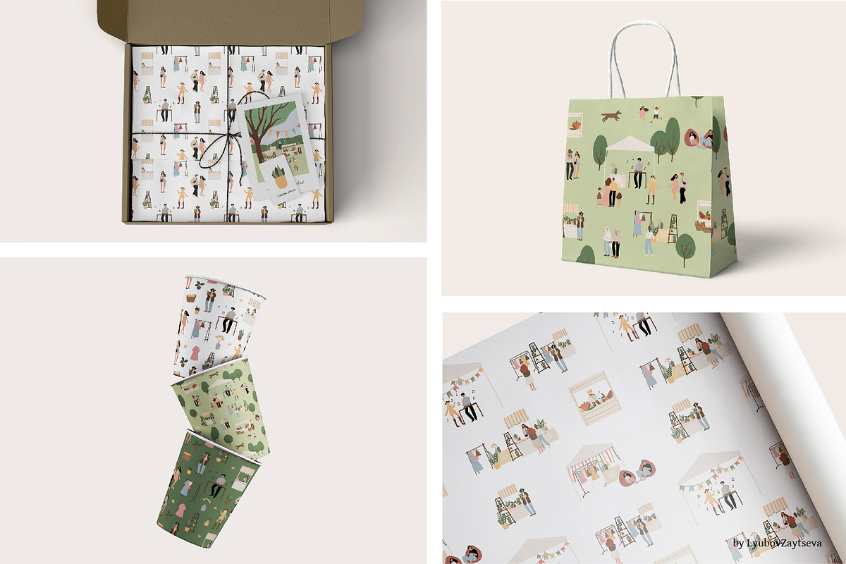 summer market clipart | svg png ai, a Seasonal Illustration by LyubovZaytseva (Photo 13 of 15)