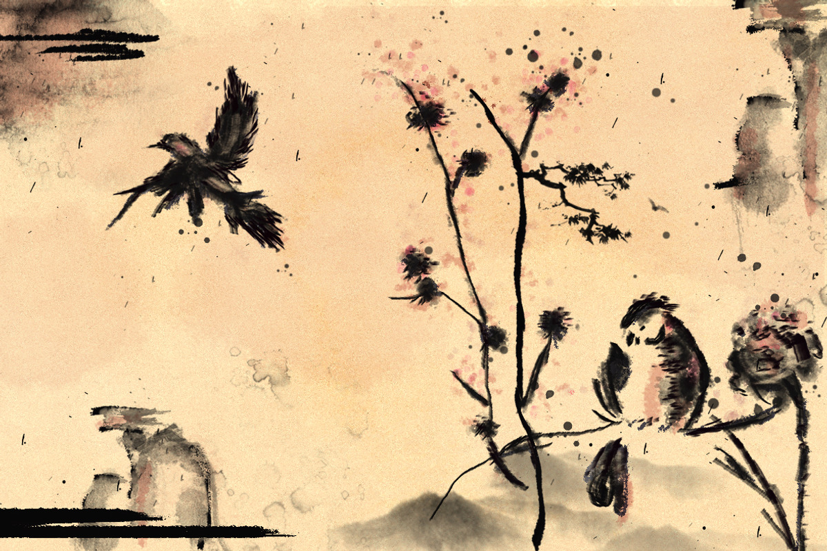 50 Sumi Brush Pack-Photoshop Brushes, a Brush Add-On by Photohacklovers (Photo 8 of 11)