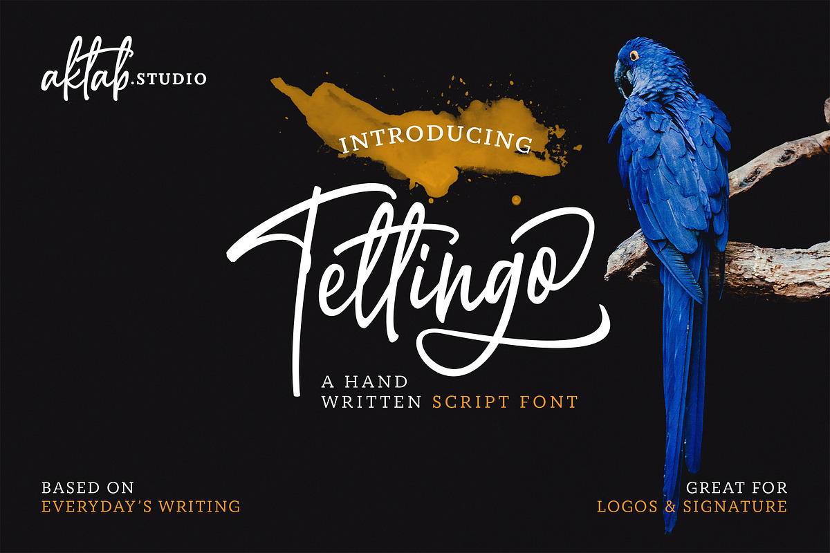 Tettingo Writing Font