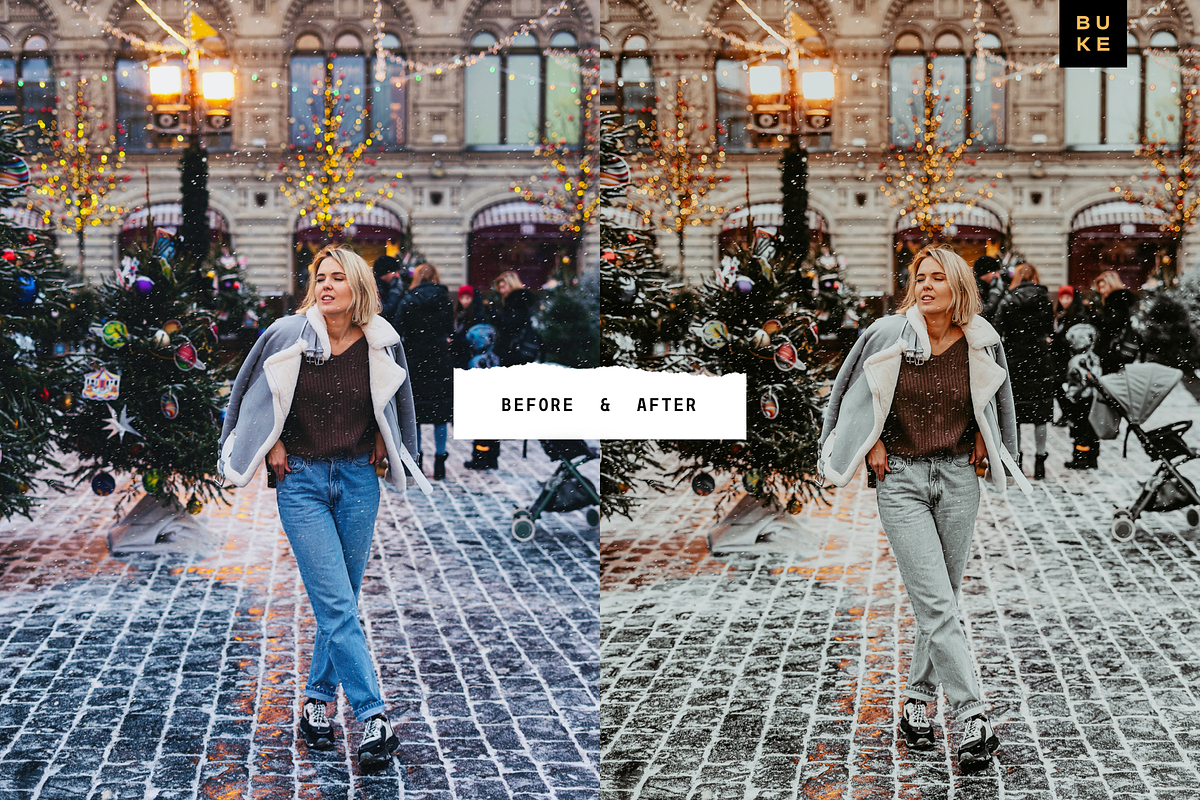 8 Christmas Me! Lightroom Bundle, a Preset Add-On by SHOOM HOUSE (Photo 3 of 9)