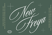 New Freya - Modern Classic Script, a Script Font by Andfonts (Thumbnail 2 of 5)