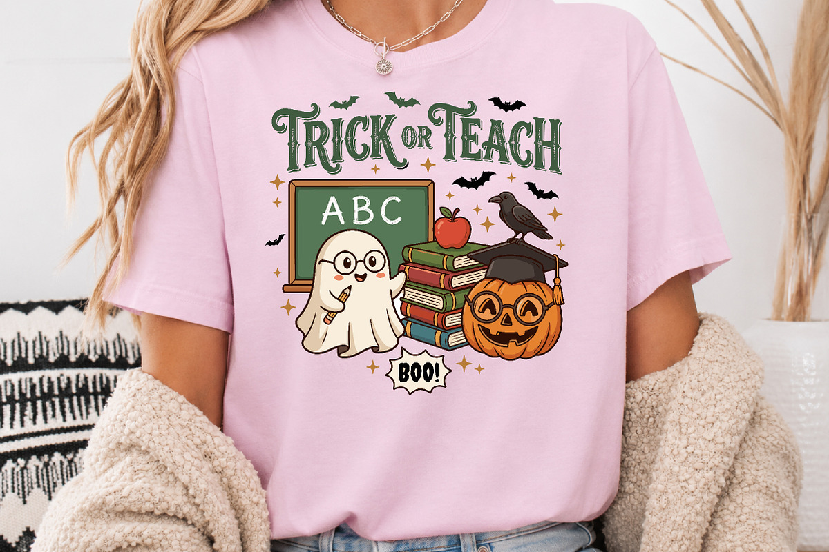 Trick or Teach Halloween PNG, a Seasonal Illustration by Rose Art (Photo 4 of 5)