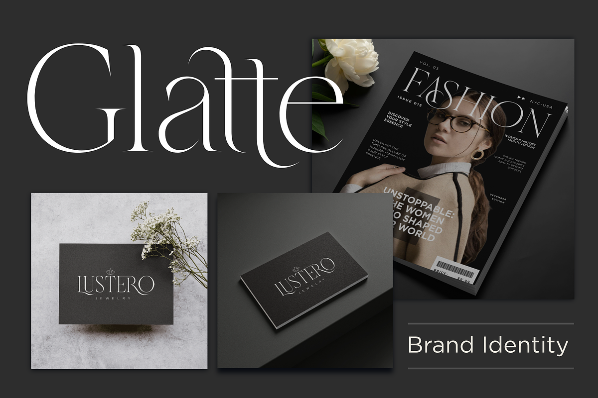 Glatte Ligature Serif Font, a Serif Font by Dylla_studio (Photo 4 of 11)