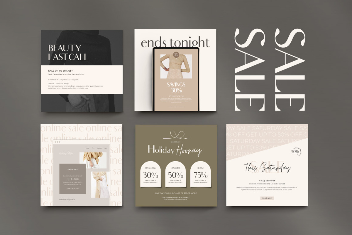 Instagram Shop Engagement | CANVA PS, a Social Media Template by Eviory (Photo 7 of 19)