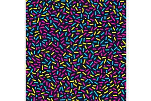 Sugar beads colored abstract dark, an Illustration by Onyx