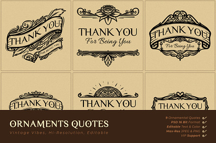 Vintage Ornaments Quotes