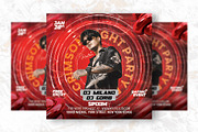 Night Party PSD Flyer Design, a Flyer Template by Shajib Shikder (Thumbnail 2 of 2)