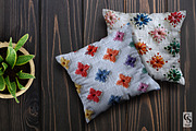 Colorful Chikankari Embroidery, a Pattern Graphic by Creative Store (Thumbnail 3 of 5)