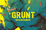 Grunt Typeface, a Font by Tugcu Design Co. (Thumbnail 1 of 6)