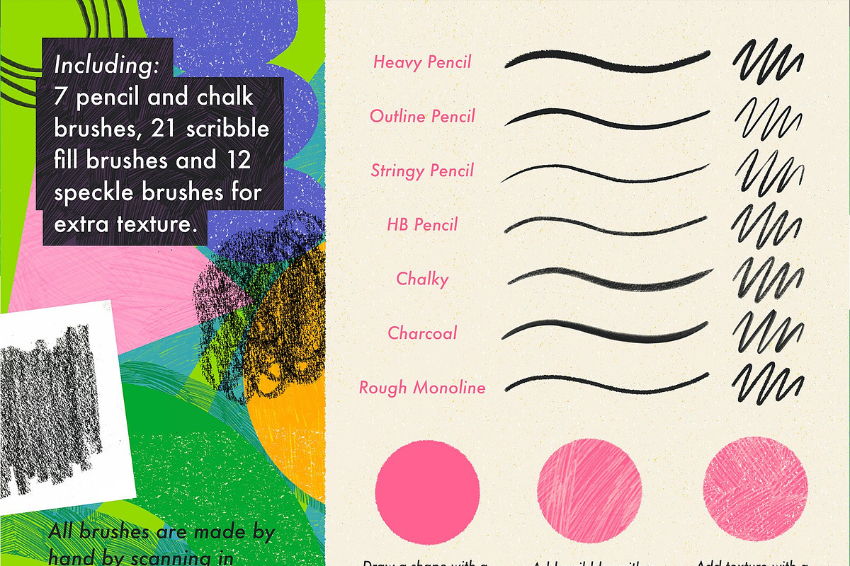 Illustration Brush Pack, a Brush Add-On by LydiahillIlustration (Photo 3 of 9)