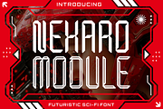 Nexaro Module Futuristic Sci-Fi Font, a Font by PutraCetol Studio (Thumbnail 1 of 5)
