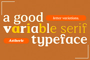 Astheric, a Serif Font by Mantype Studio (Thumbnail 7 of 16)