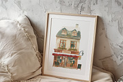 Winter Christmas Village, a Seasonal Illustration by heyiamalice (Thumbnail 13 of 16)