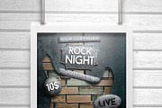 Rock Night Flyer, a Flyer Template by CREATIVE DUDE (Thumbnail 4 of 4)