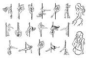 Girl on the pole. Strip plastic logo, a Person Illustration by Artha Design Studio (Thumbnail 2 of 2)