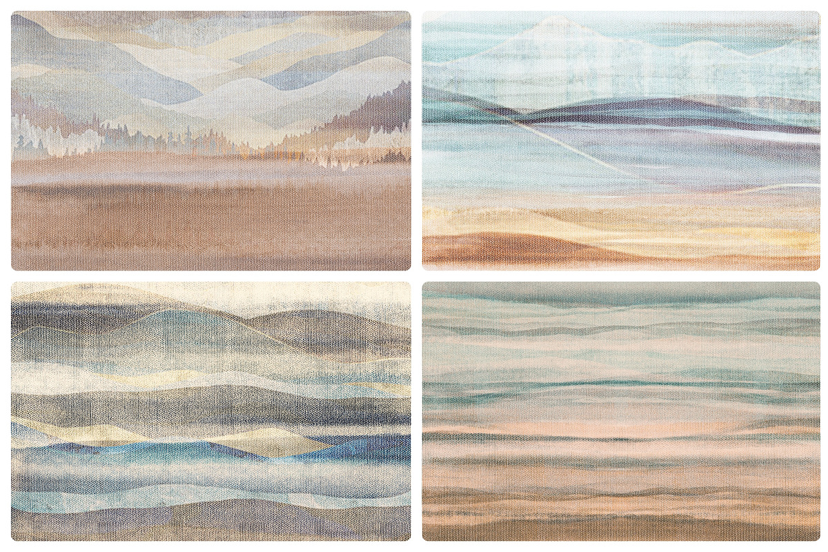 Abstract Canvas Texture Landscape, a Texture Graphic by sibel dayı (Photo 7 of 11)