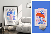 Modern Ocean | Wall Art Creatot, an Object Graphic by Leleka.Store (Thumbnail 18 of 20)