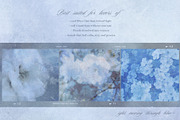 Flora Azure Blue Botanicals, a Background Graphic by alonahaidash (Thumbnail 3 of 15)