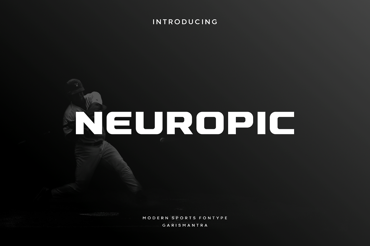 Neuropic, a Font by garismantra (Photo 1 of 4)